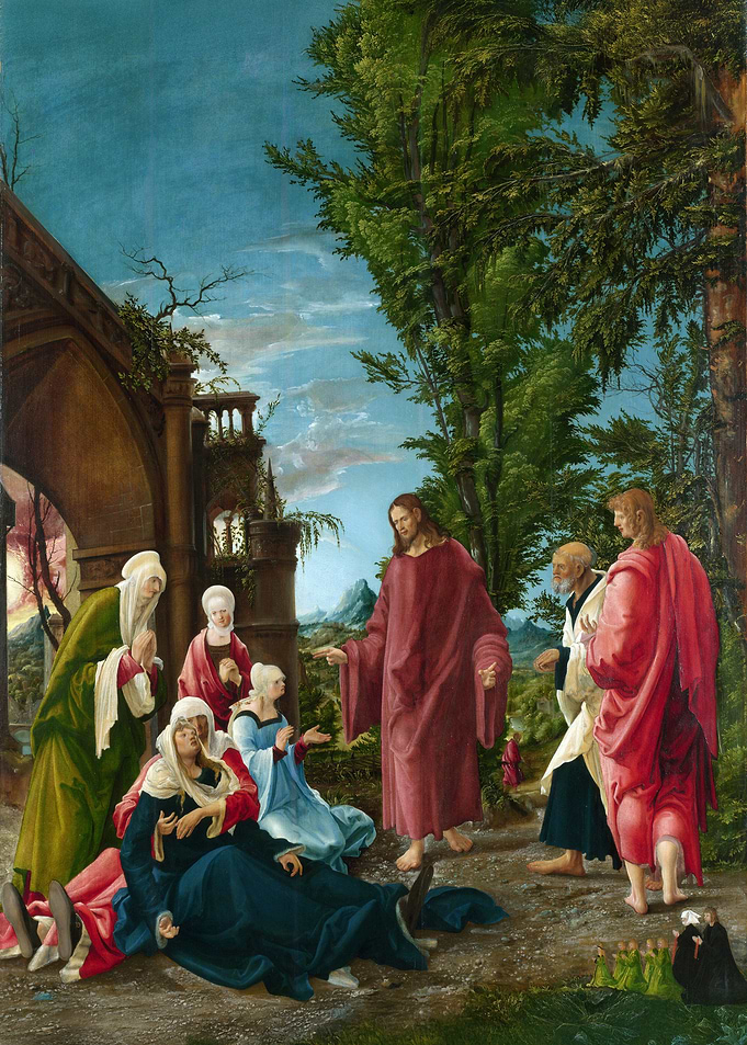 Christ taking Leave of his Mother