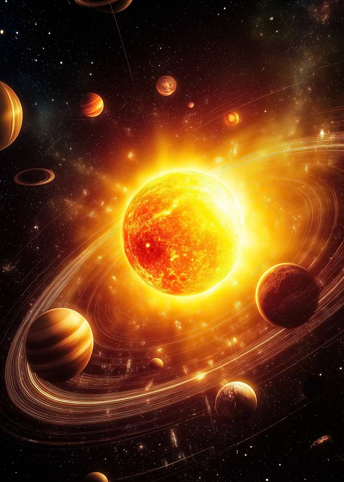 Fiery Solar System