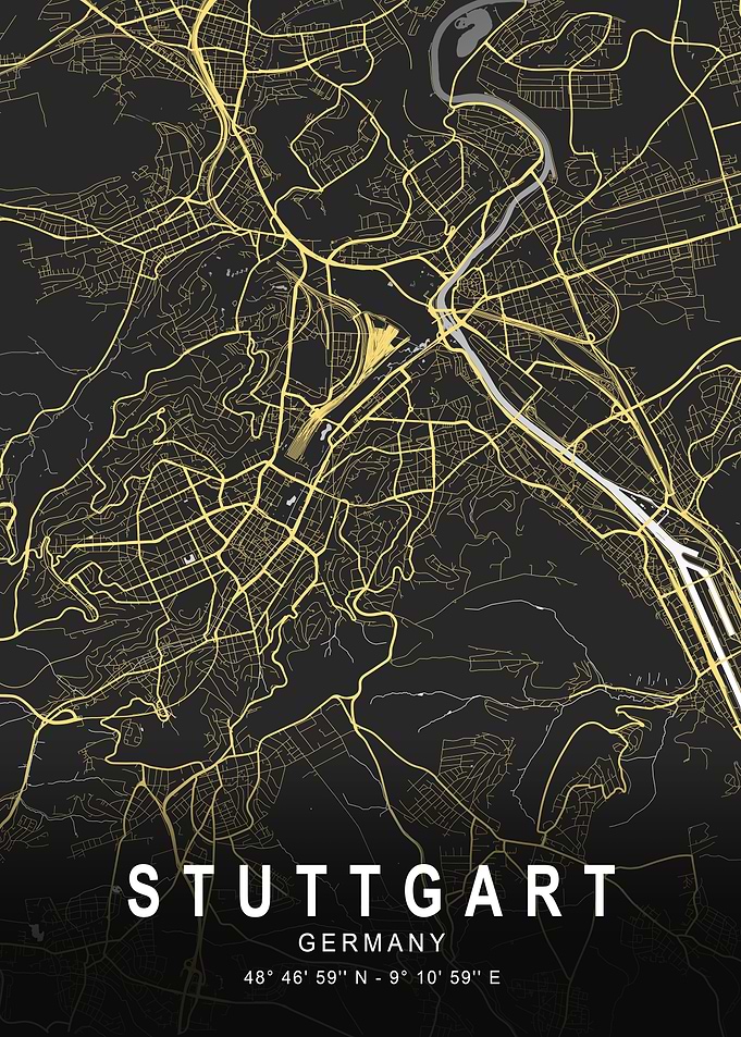 Stuttgart Silver City Map