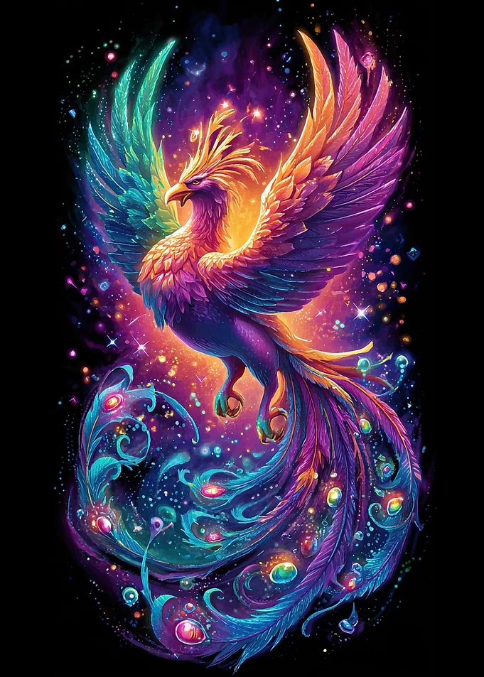 Colorful Phoenix Rising