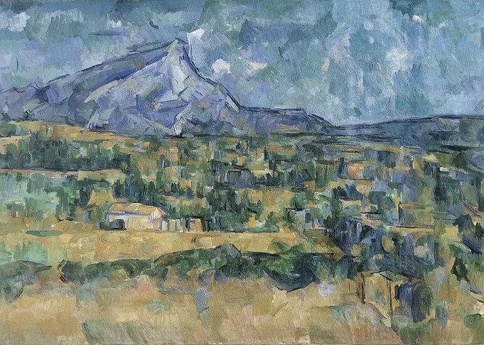 Mont Sainte-Victoire Landscape Painting