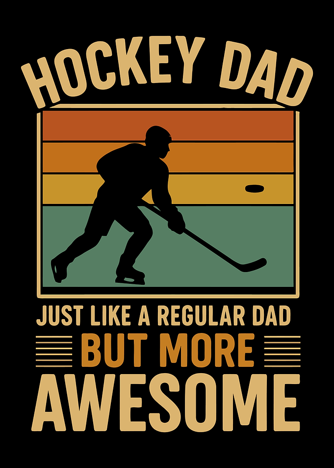 Hockey Dad Awesome Graphic