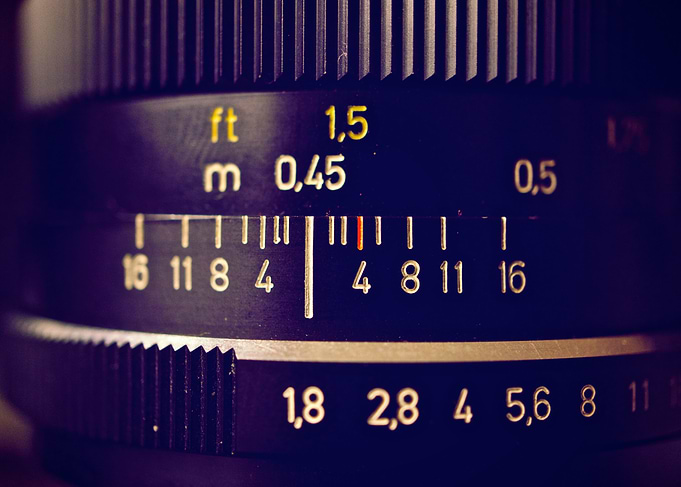 Camera Lens Close-Up