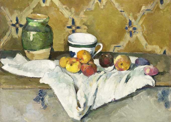 Still Life with Fruit and Jar