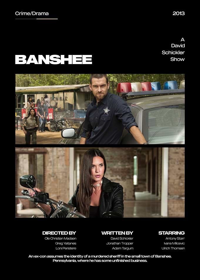 Banshee TV Series Poster