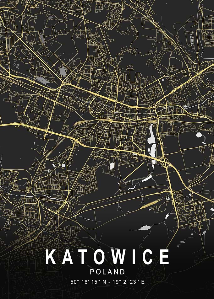 Katowice Silver City Map