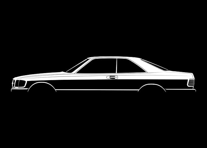 500 SEC (C126) Silhouette