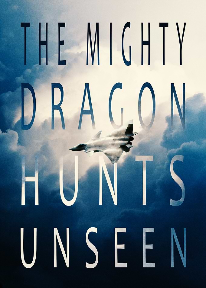 J-20 Mighty Dragon – Chinese Stealth Fighter Jet Poster | Modern Military Aviation Art