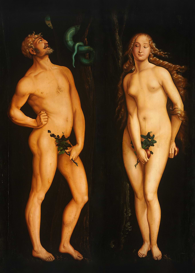 Adam and Eve painting