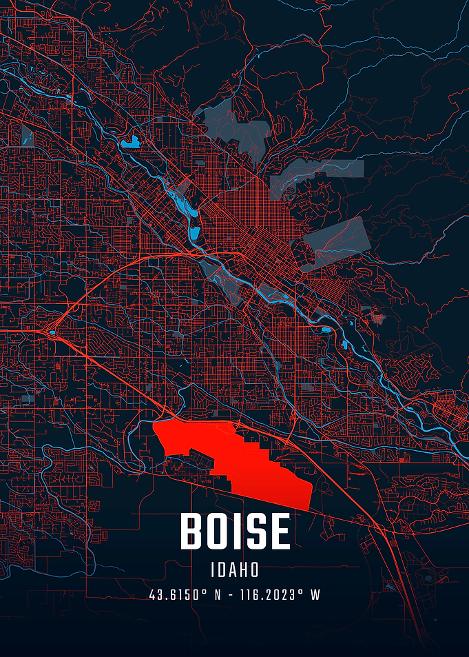 Boise City Map