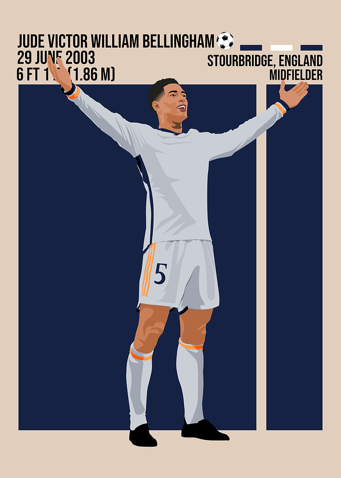 Jude Bellingham Vector Art