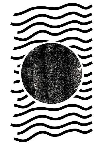 Abstract Black and White Graphic
