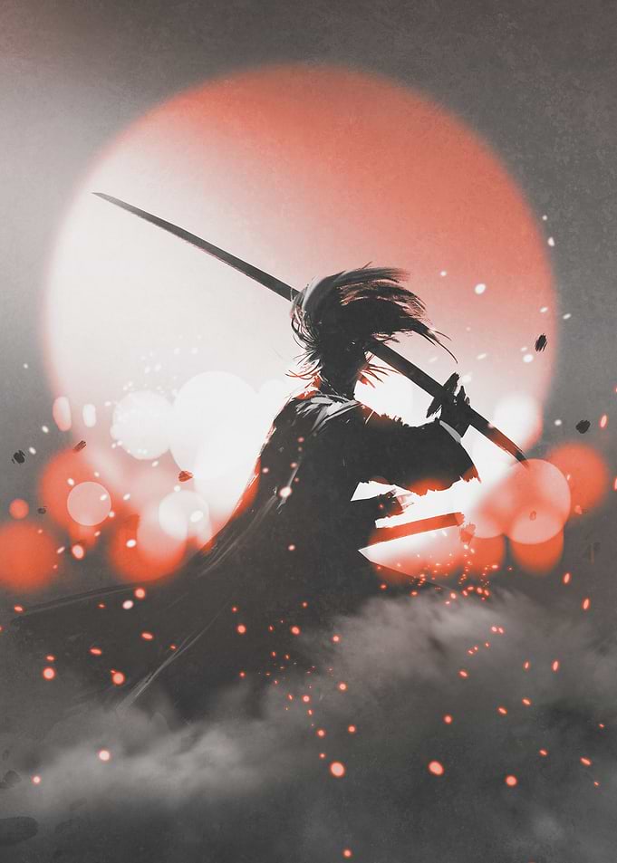 The Moon Samurai Warrior