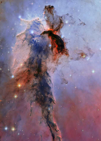Cosmic Nebula Formation in Outer Space