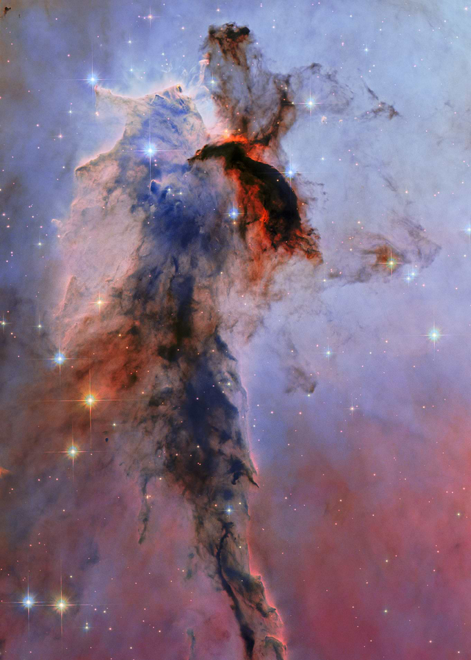 Cosmic Nebula Formation in Outer Space