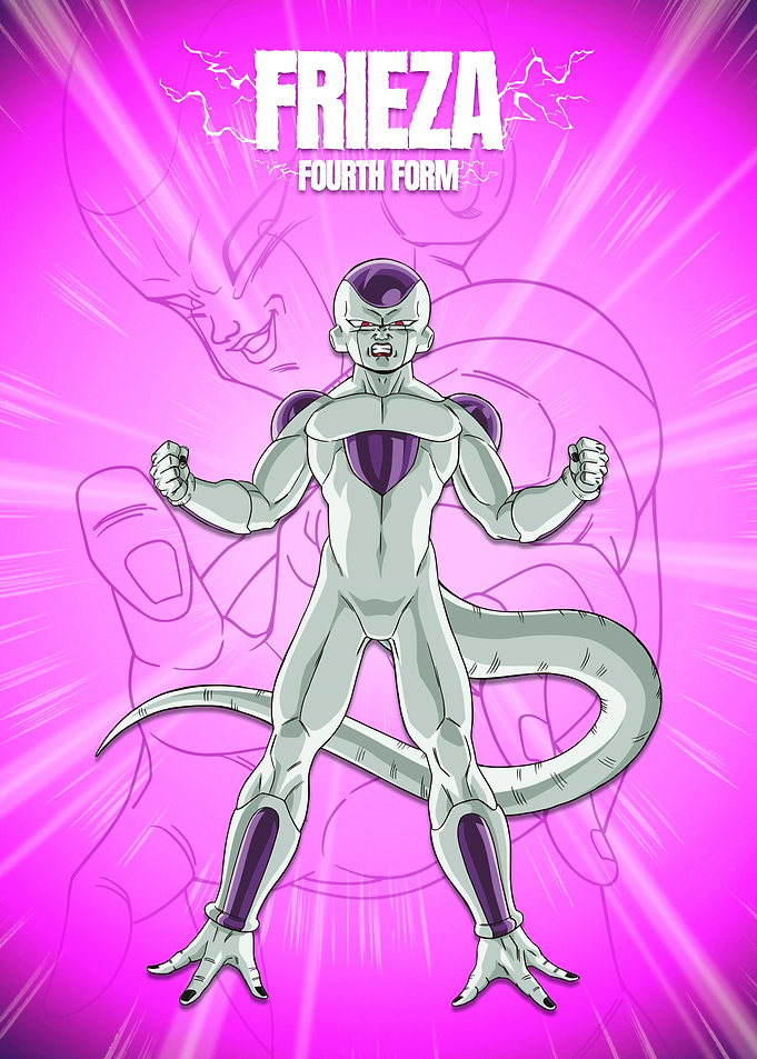 DBZ Transformations Fourth Form Frieza