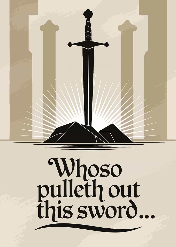 Sword in the Stone Illustration