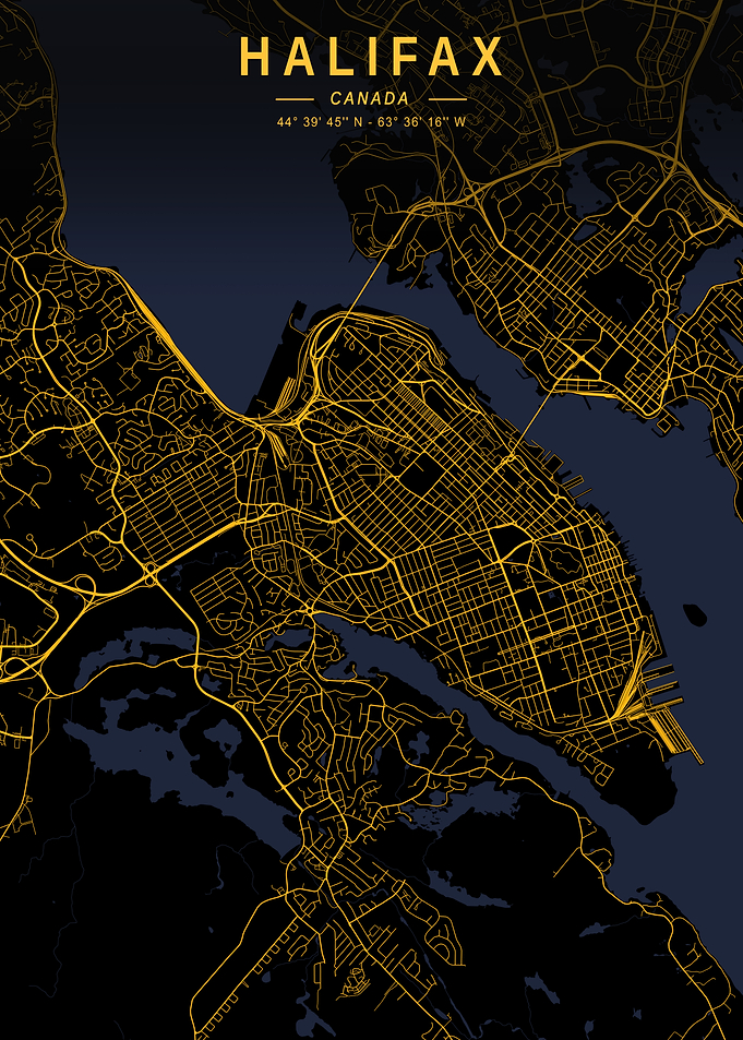Halifax Golden City Map