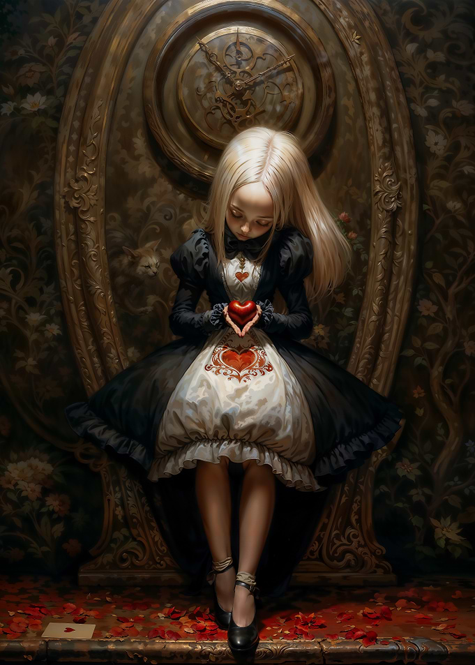 Alice in Wonderland with Heart