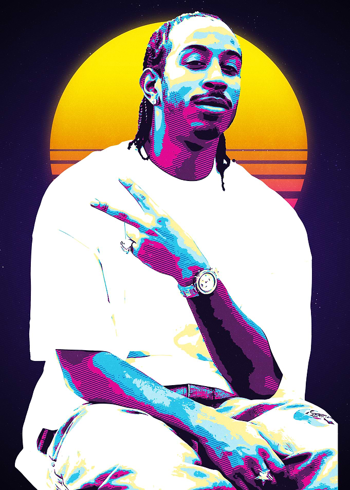 Ludacris Retro Portrait