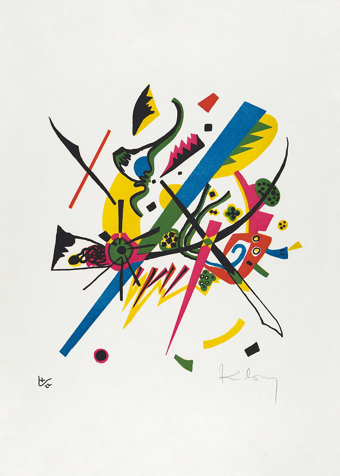 Kleine Welten I (Small Worlds I) (1922) by Wassily Kandinsky.