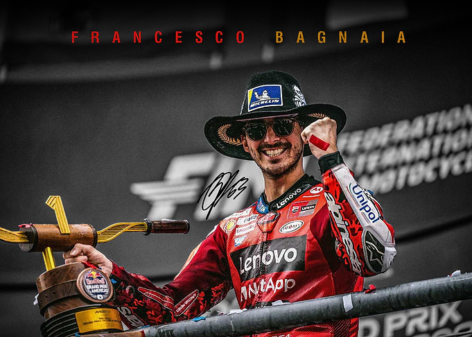 Francesco Bagnaia Victory Celebration