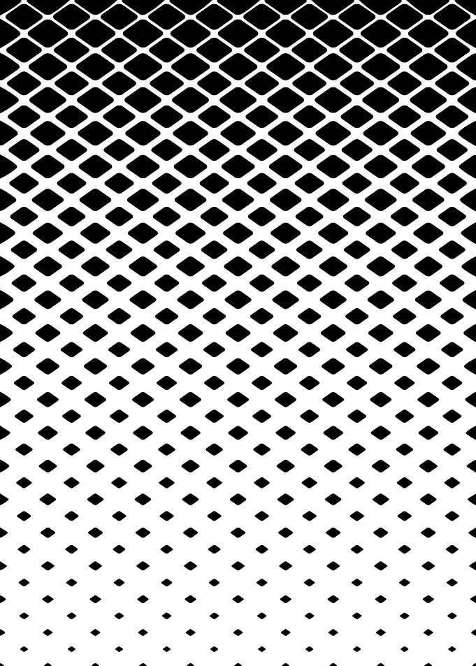 Black and White Diamond Pattern