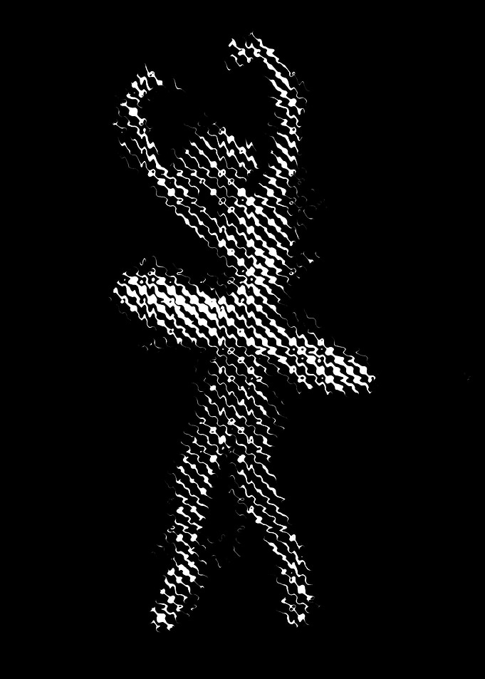 Abstract Ballerina Silhouette