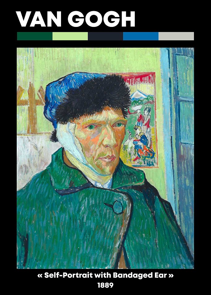 Van Gogh Self-Portrait with Bandaged Ear