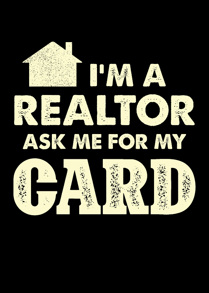 I'm a Realtor Card Design