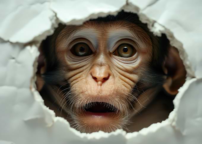 Surprised Monkey Animal