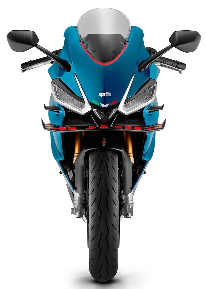 Aprilia Motorcycle Front View