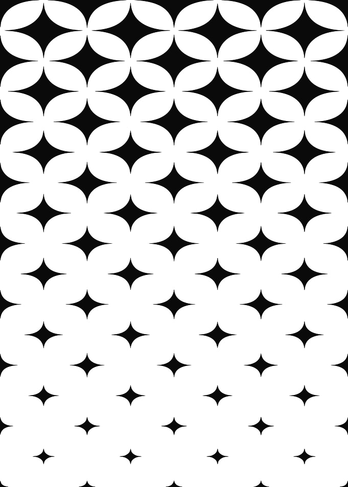 Black and White Geometric Pattern