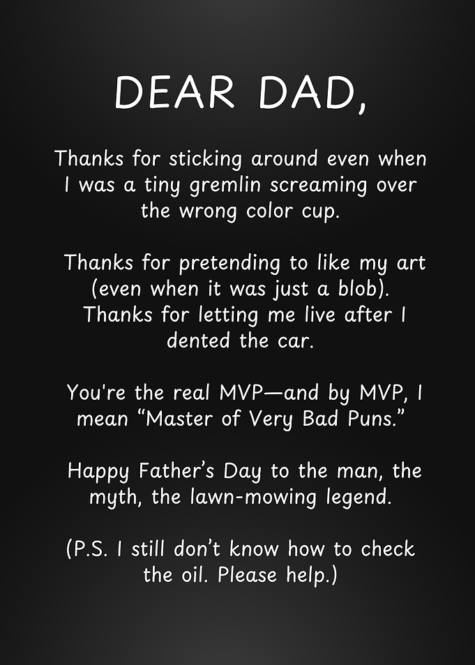 Father's Day Message
