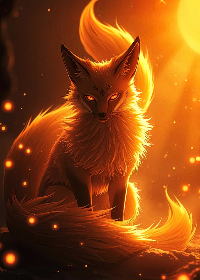 Fiery Fox Portrait
