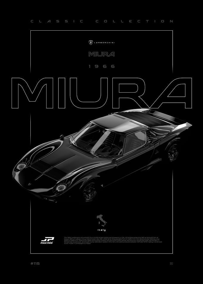 Lamborghini Miura P400 SV 1966