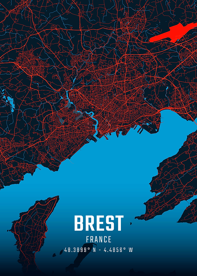 Brest City Map