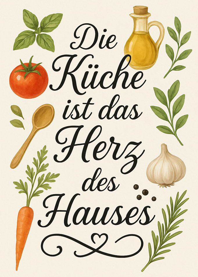 Die Küche ist das Herz des Hauses