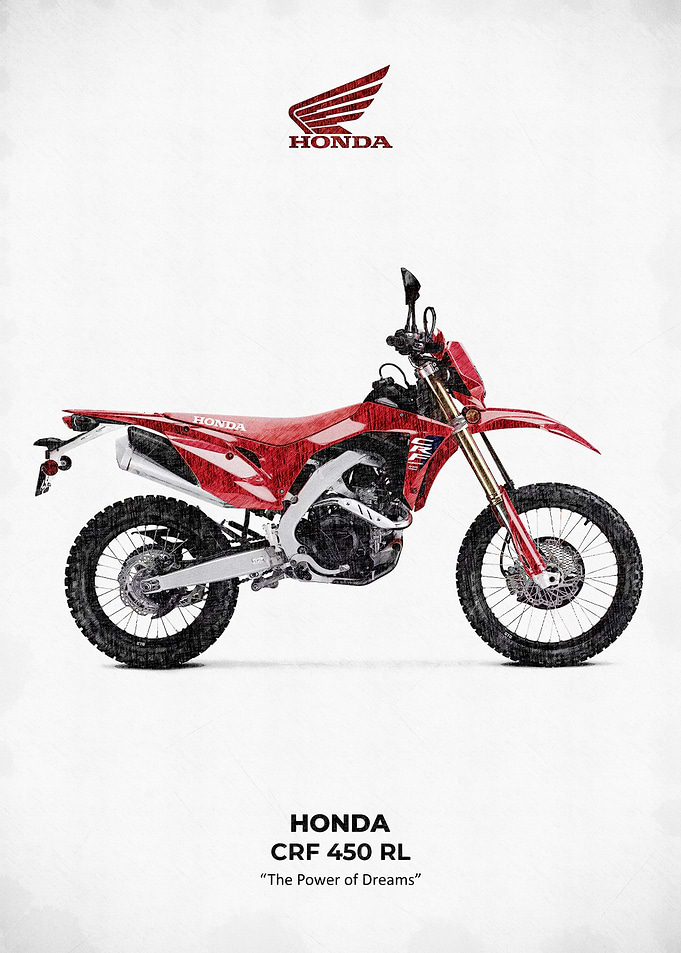 Honda CRF 450 RL Sketchart