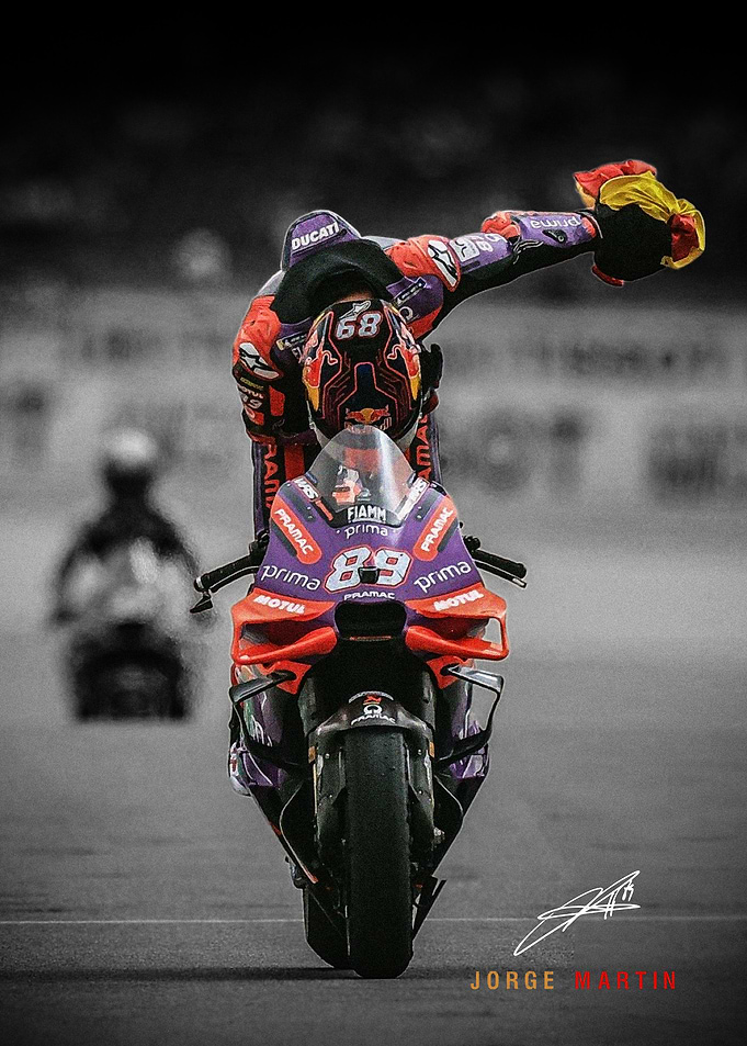 Jorge Martin Motorcycle Race Victory