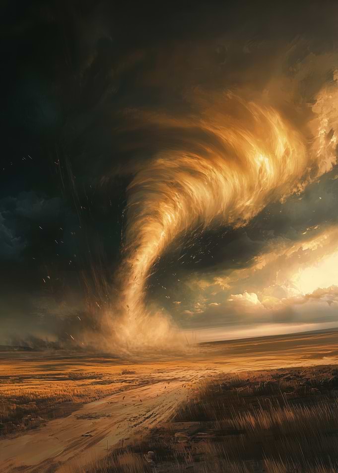 Dramatic Tornado Landscape