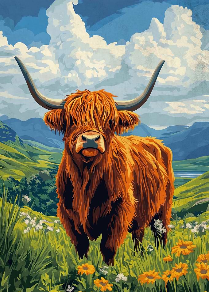 Highland Cow Meadow