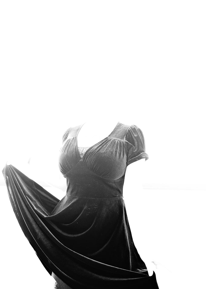 Black Velvet Dress