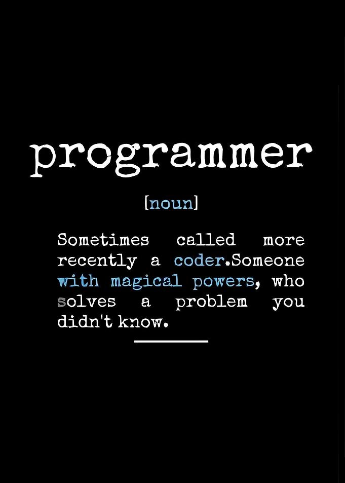 Programmer Definition Poster