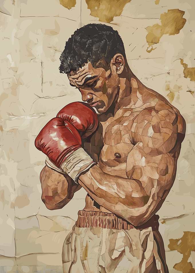 Boxer before Fight