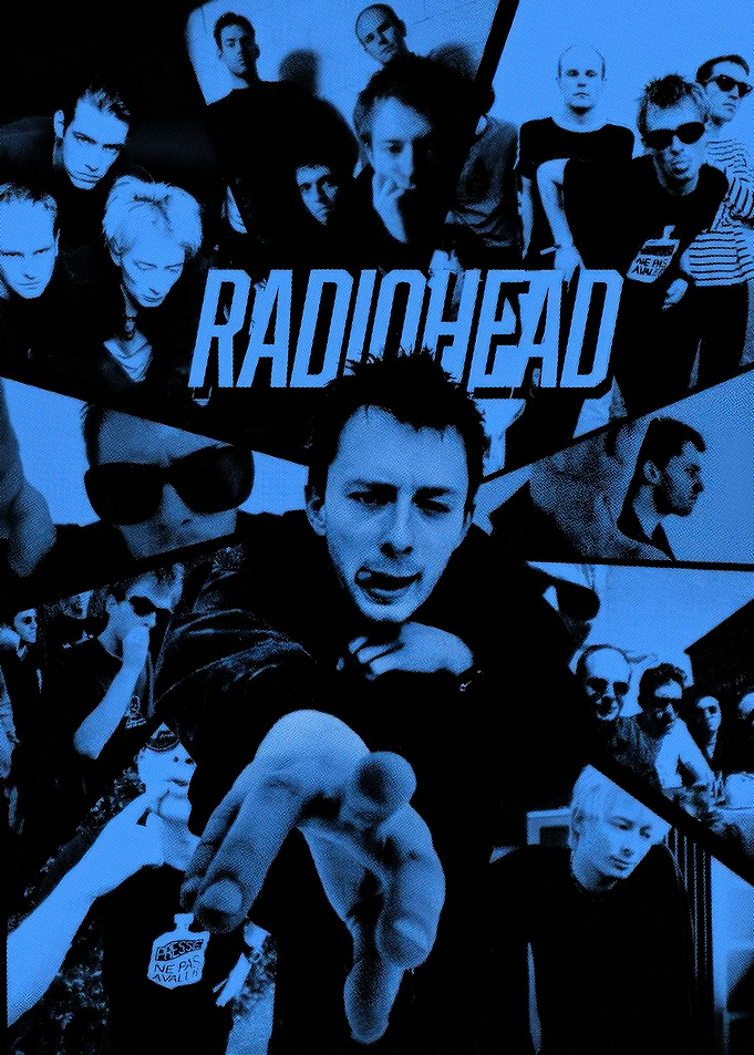 Radiohead Band Collage