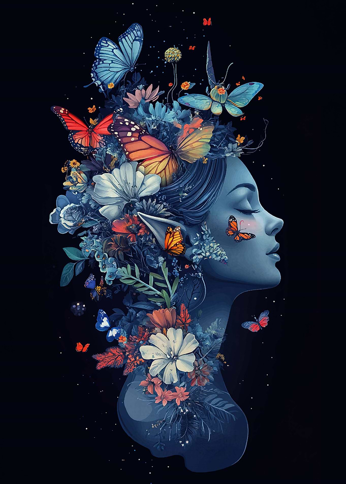 Floral Fairy Butterflies