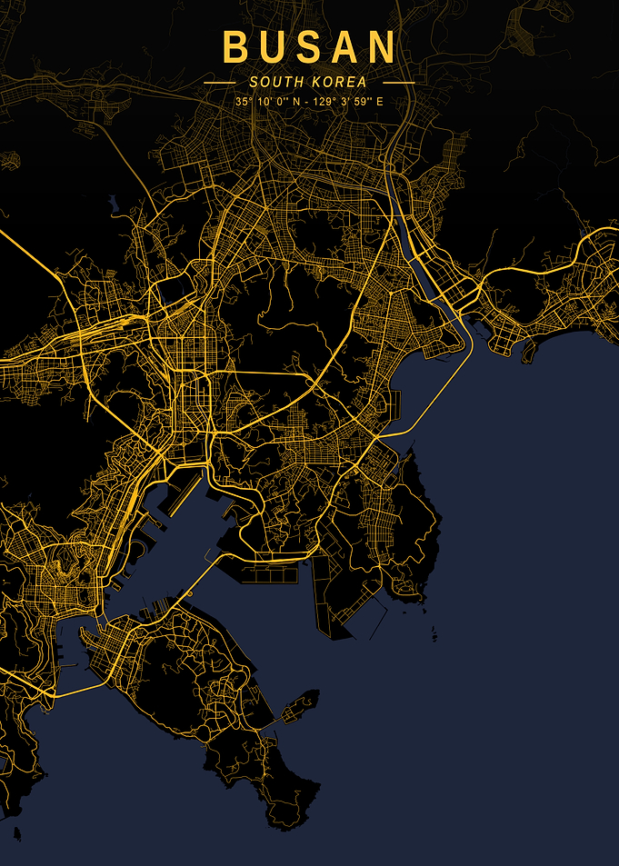 Busan Golden City Map