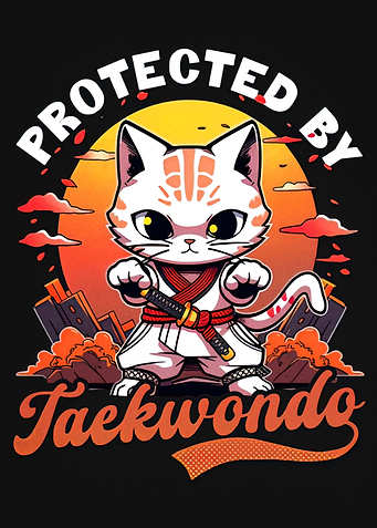Protected by Taekwondo Cat