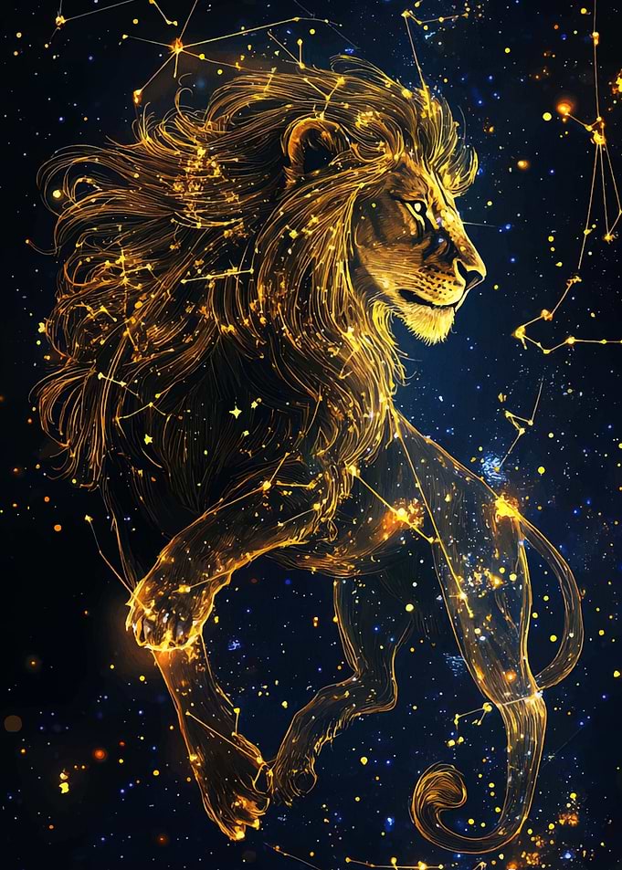 Celestial Lion Constellation